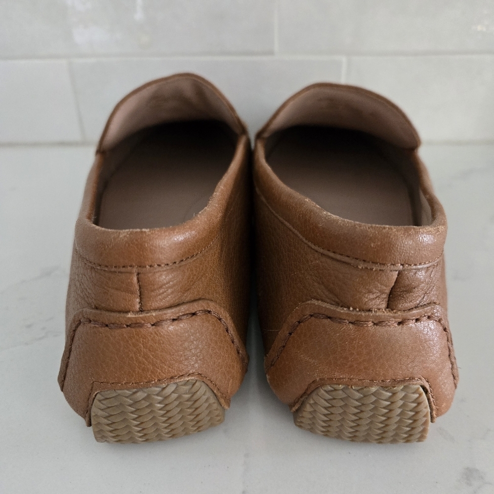 Cole Haan Tully Driver Women's Leather Flat Loafers Brown Tan Horsebit Size 8 - Picture 5 of 9